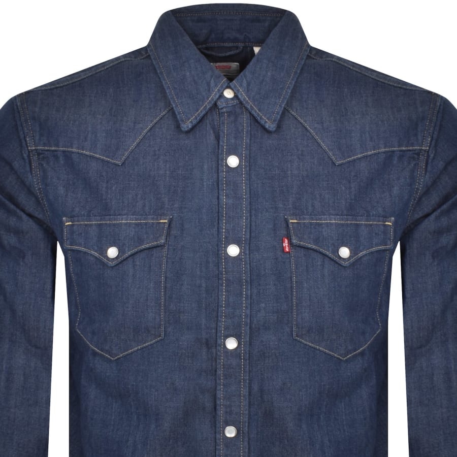 Mens levi denim shirts clearance